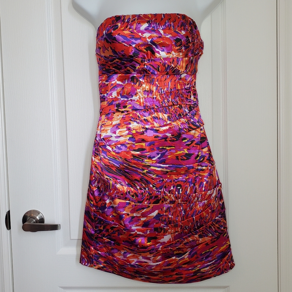 Strapless Mini Dress - Picture 2 of 9